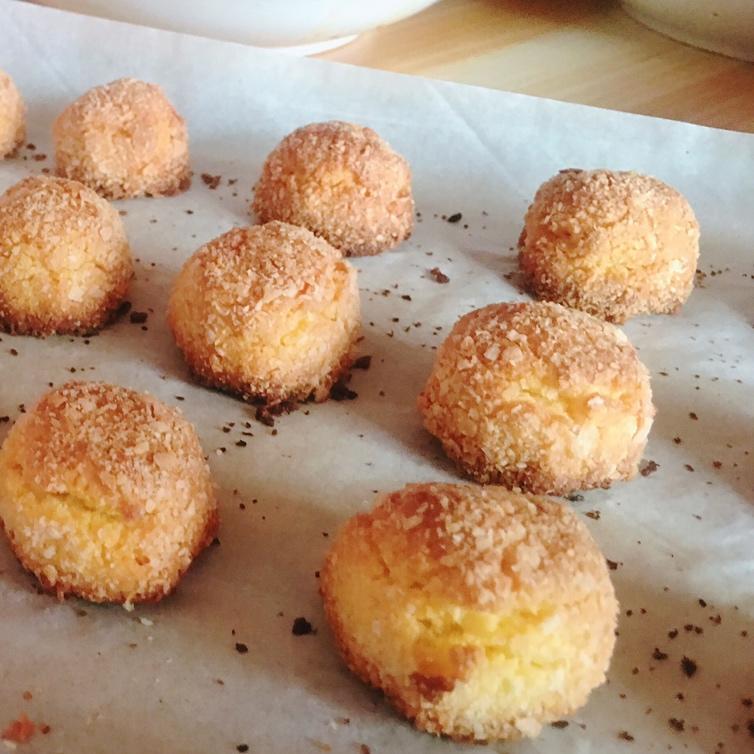 【视频】椰蓉小酥球（消耗蛋黄）童年美食