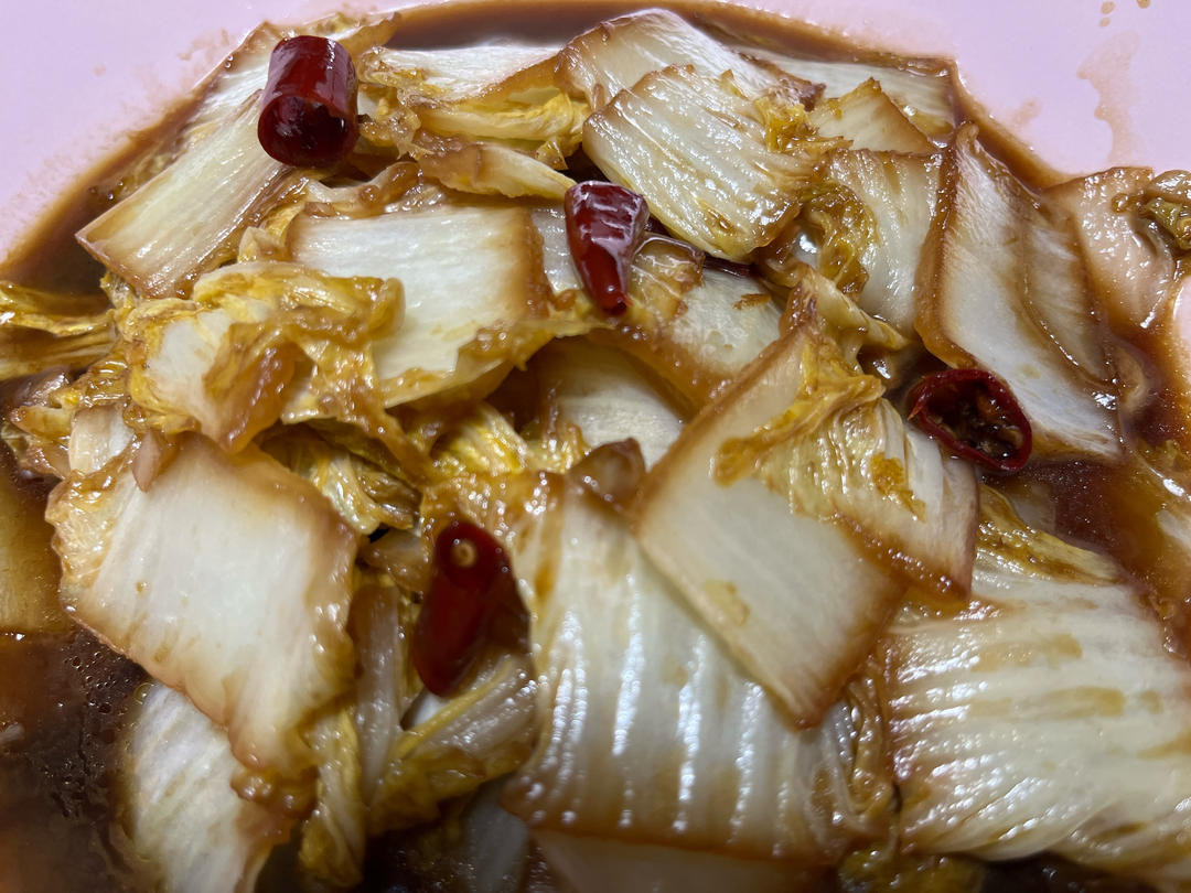 酸辣娃娃菜