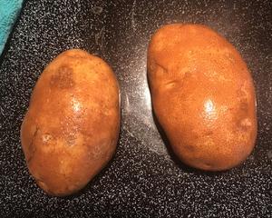 烤土豆皮 |Potato Skin|的做法 步骤2