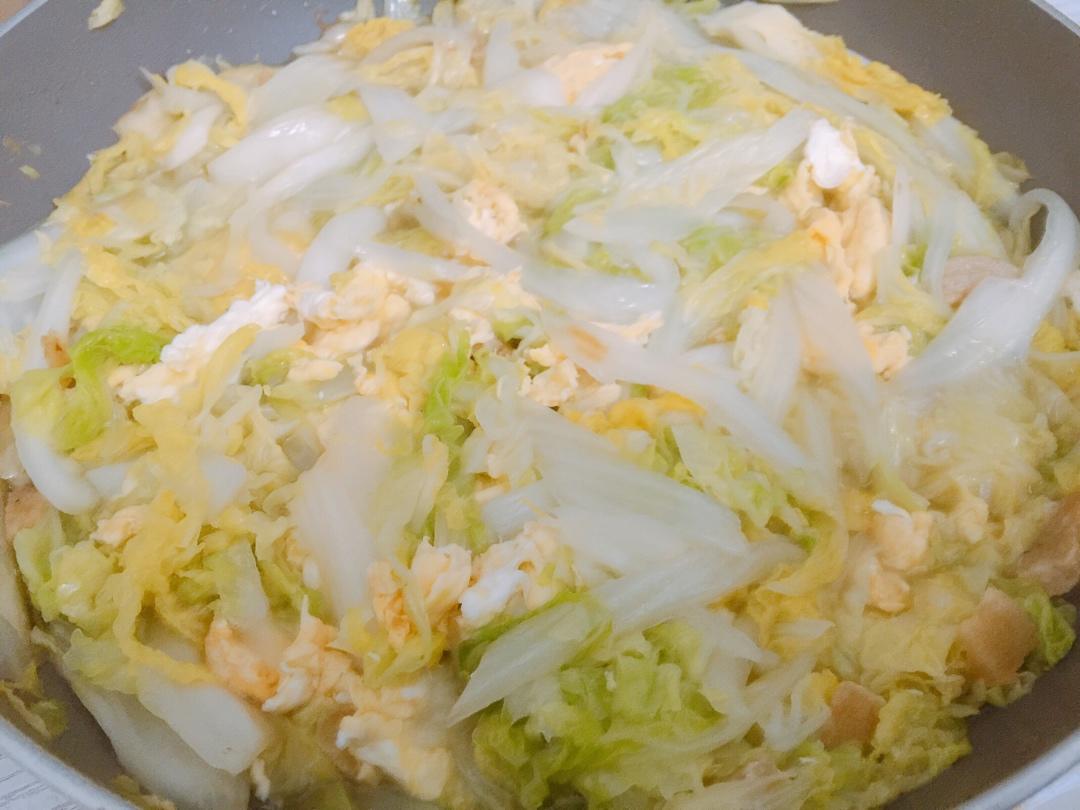 小白菜炒鸡蛋