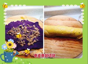 宝宝辅食食谱   紫薯蛋卷的做法 步骤7