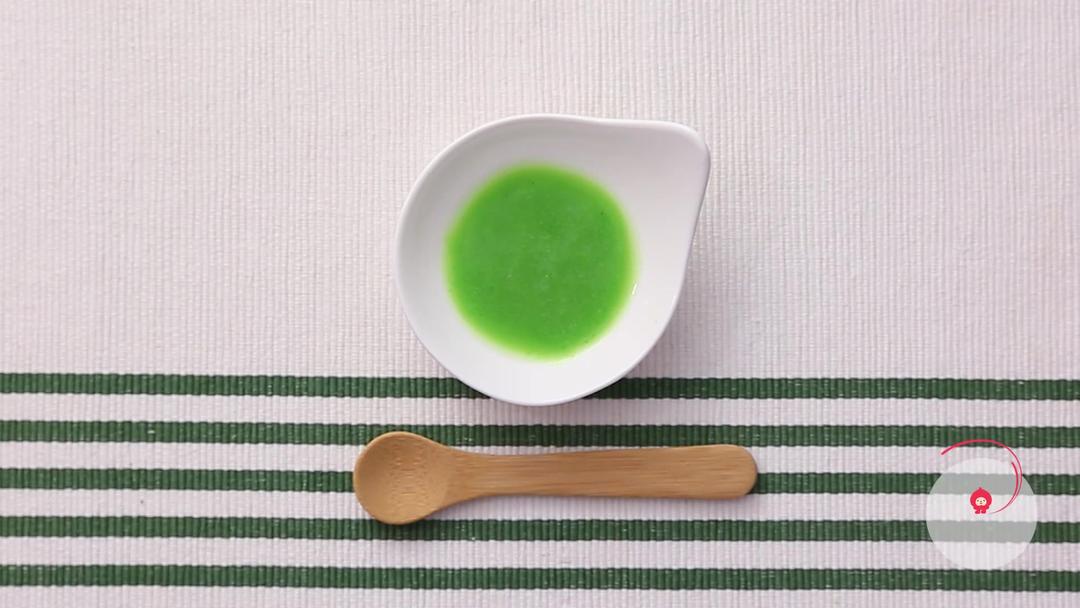 【5-6个月辅食：西兰花泥】