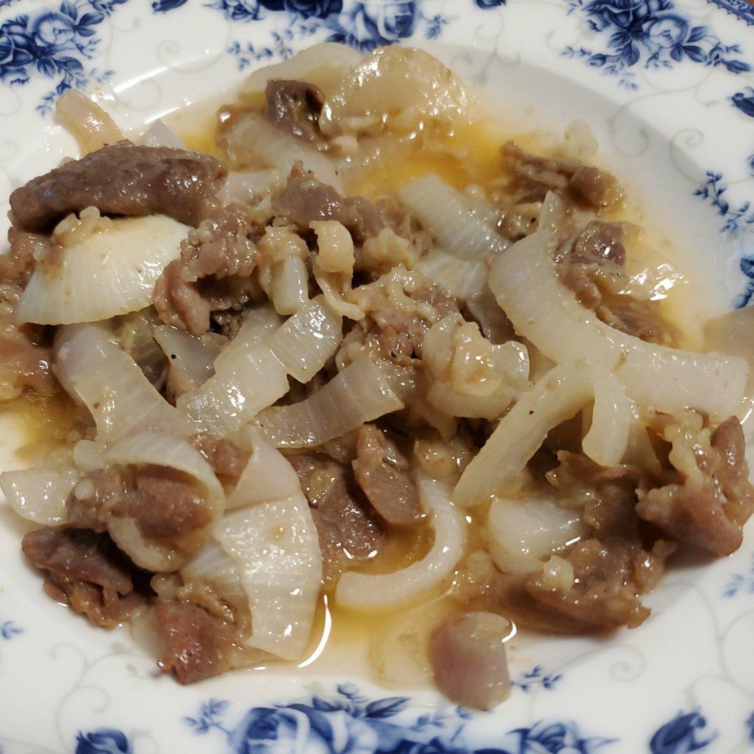 洋葱炒羊肉卷