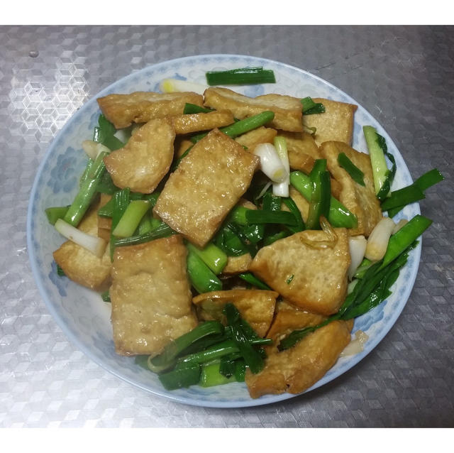 香煎豆腐--家常豆腐