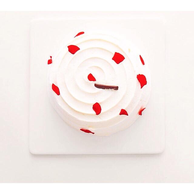 草莓玫瑰裸蛋糕（图文+视频）