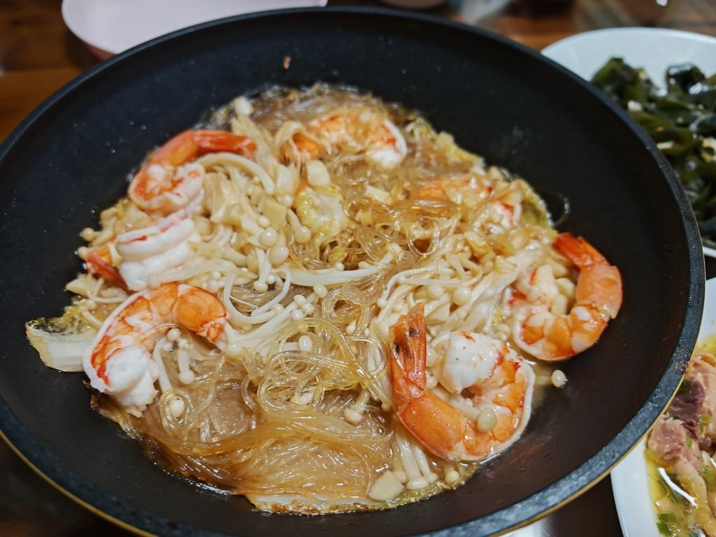 蒜蓉粉丝虾煲