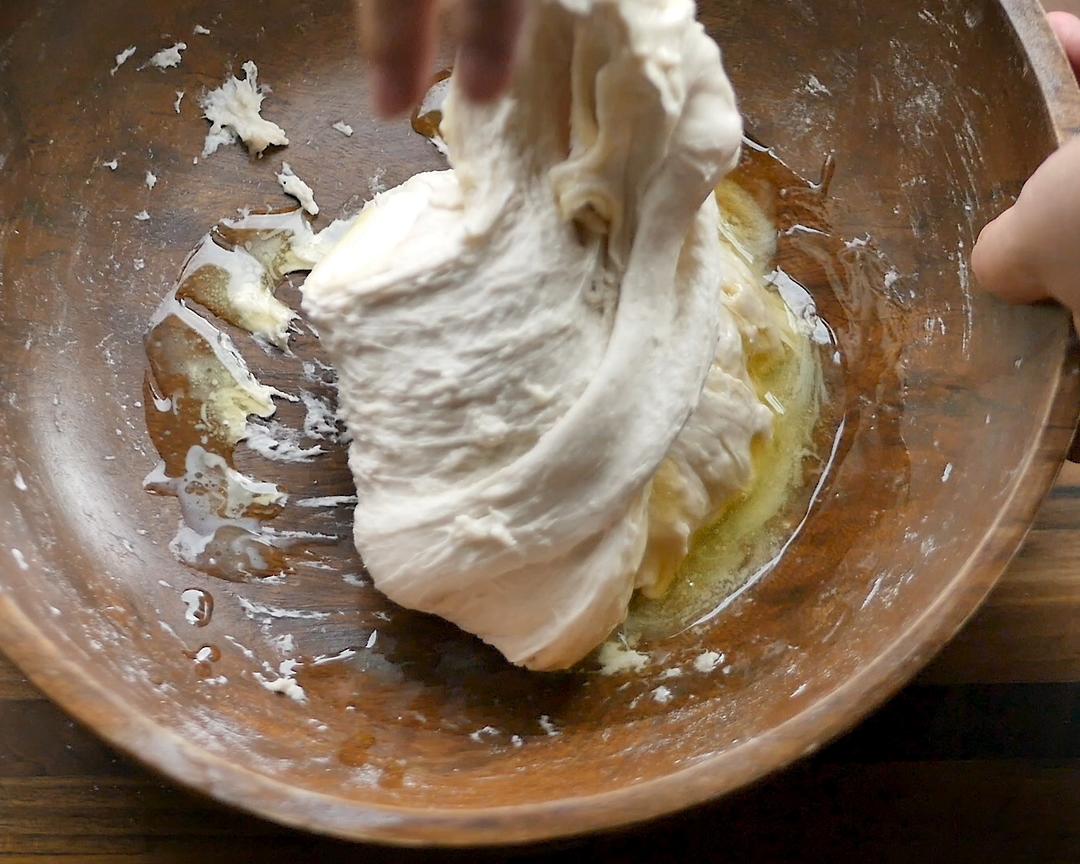 纯奶手撕吐司的做法 步骤1