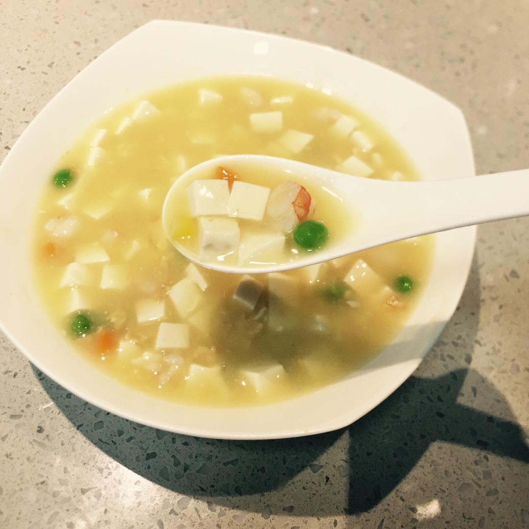 咸蛋黄豆腐羹