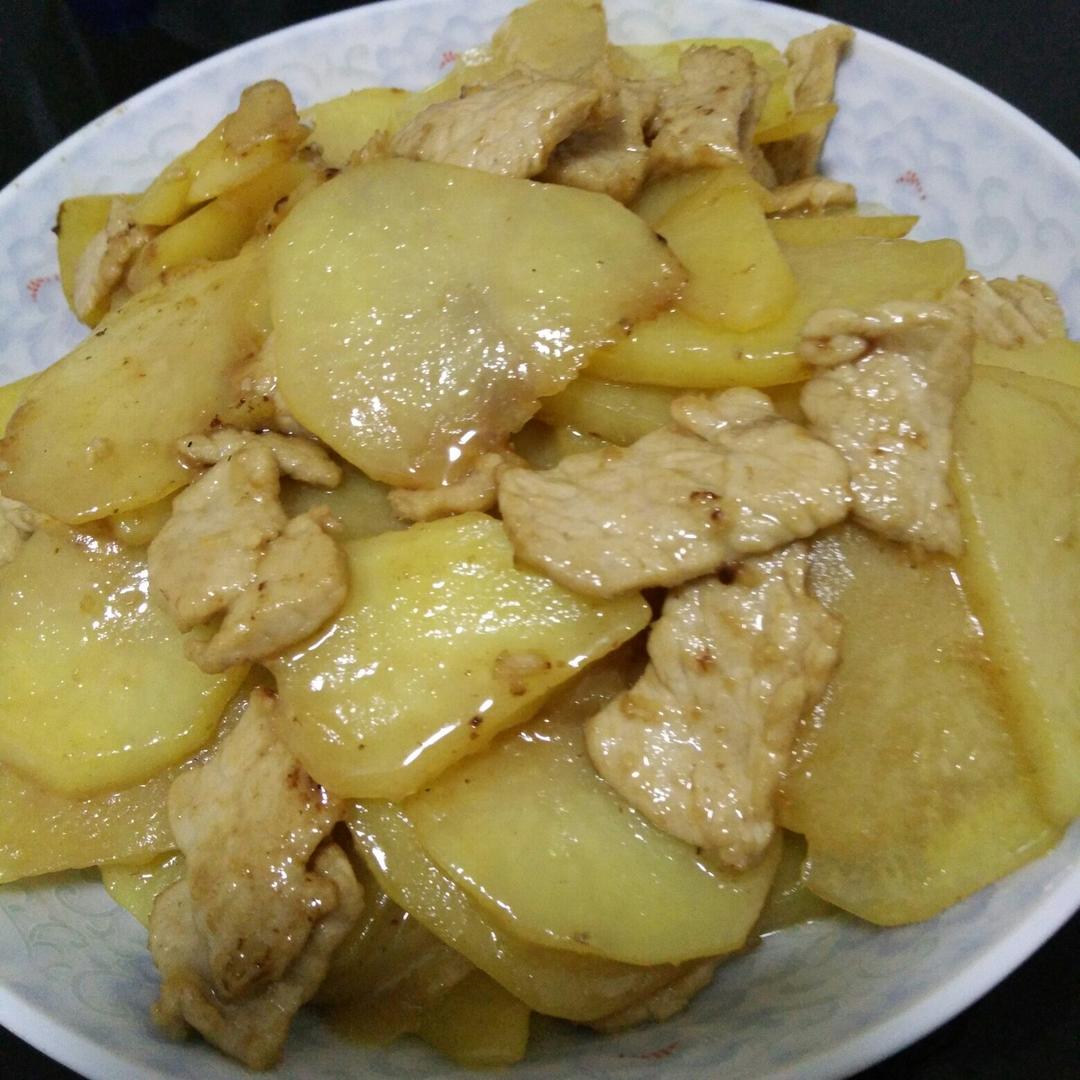 家常炒土豆片