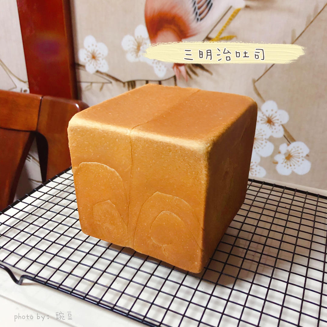 一次发酵，快手柔软Q弹，基础三明治吐司（完美封边）