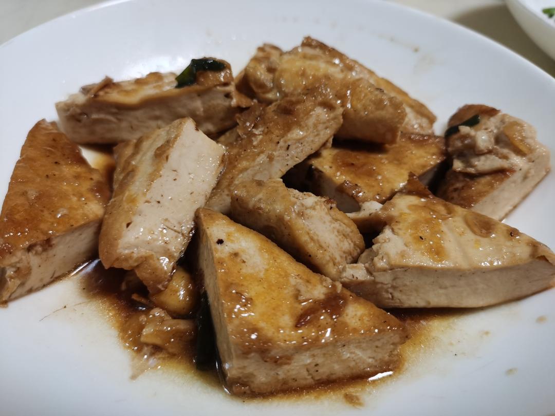 焖煎豆腐