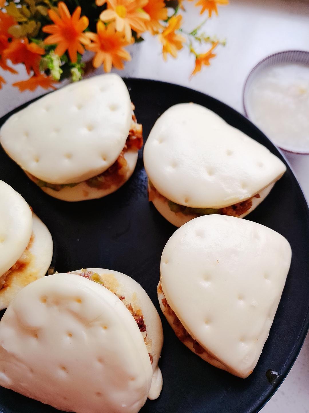 猪头肉荷叶馍的做法