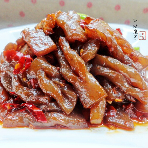 翡翠·飞做的红烧魔芋