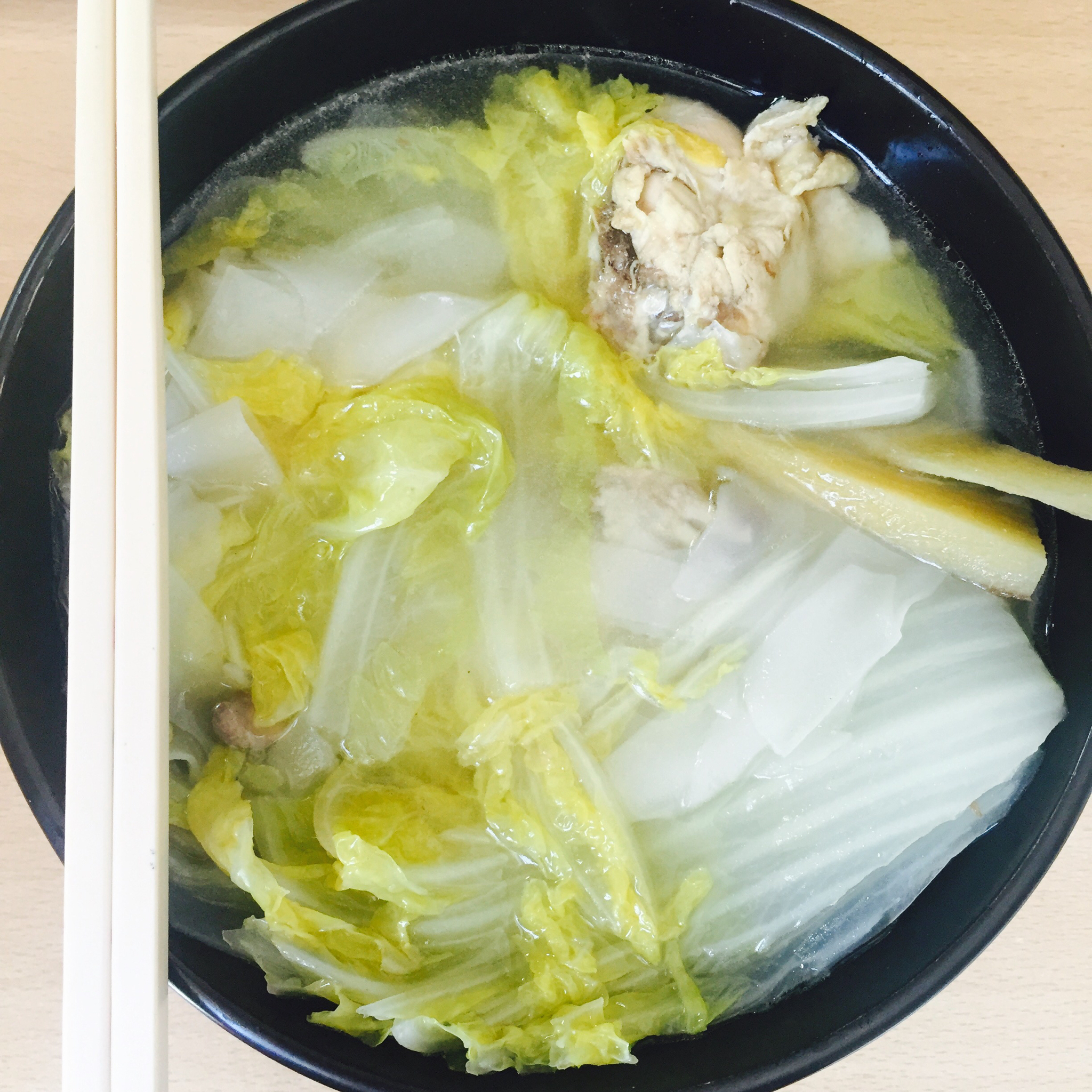白菜粉丝汤