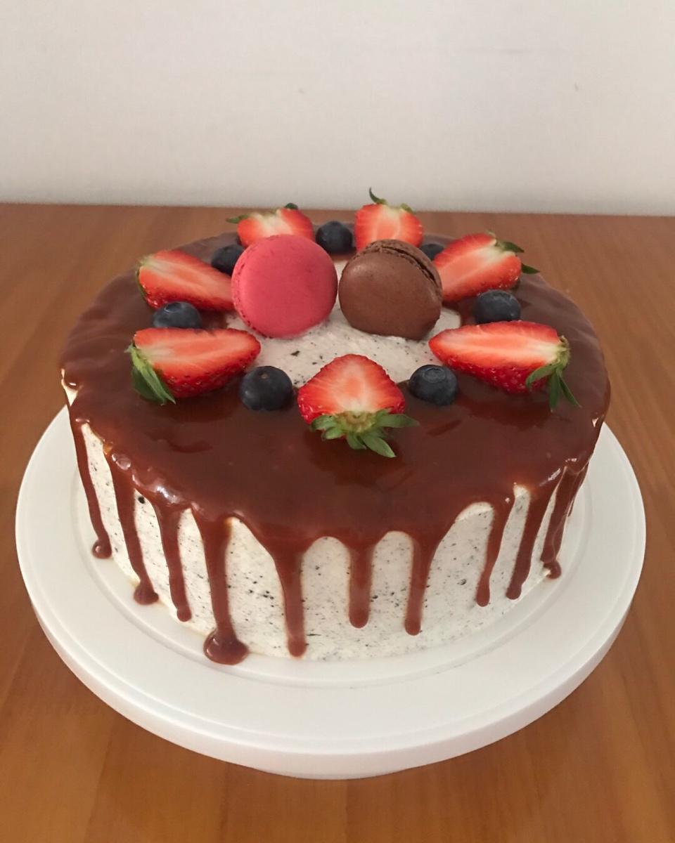 蛋糕淋面之二：焦糖奶油淋面