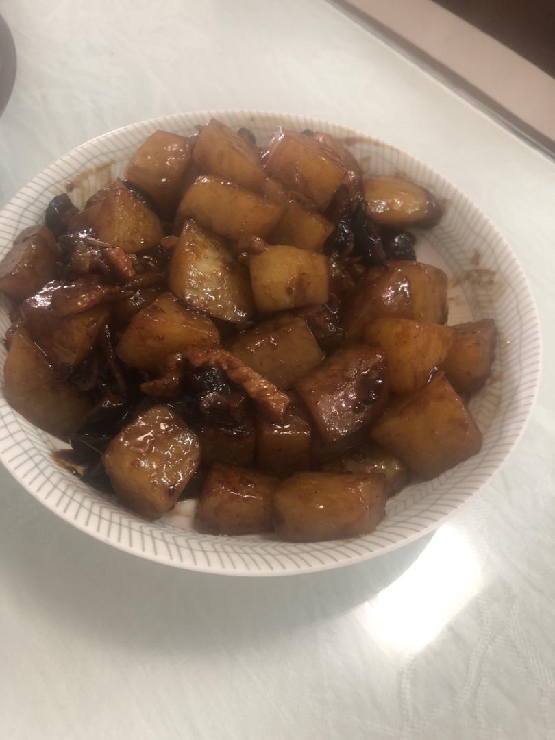 ㊙️香菇土豆肉沫拌饭❗️比外卖还好吃