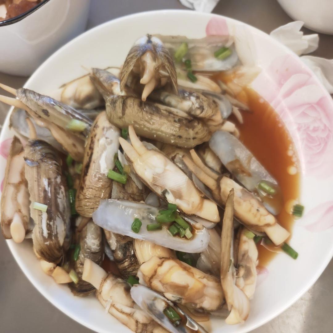 葱油蛏子