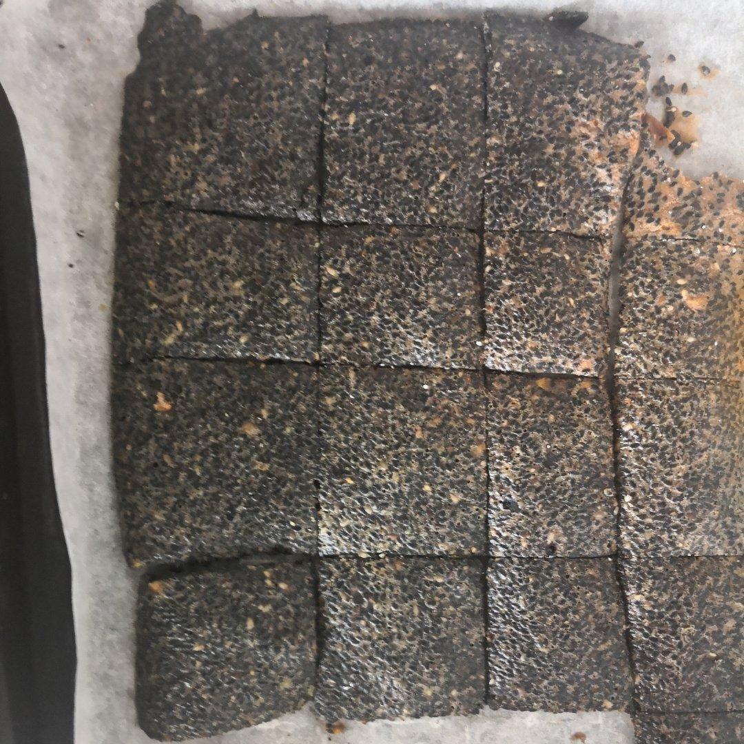 芝麻薄脆饼干，一步操作，超级简单