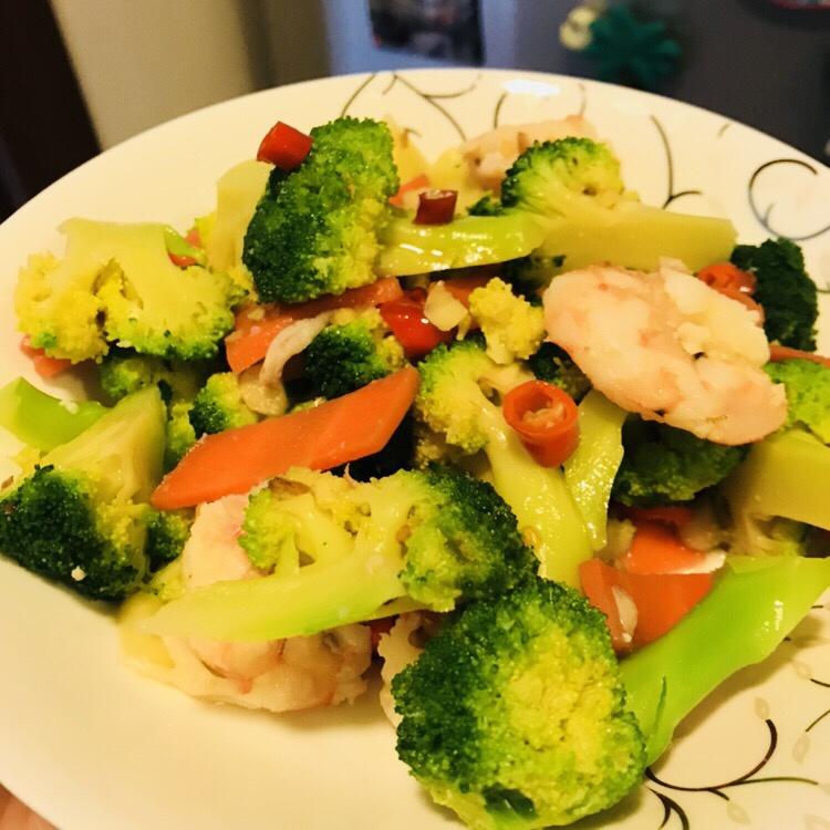 凉拌西兰花-辣的