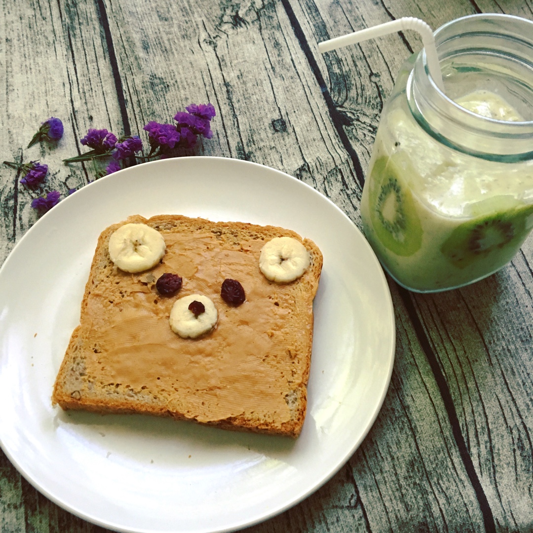 巧克力熊熊吐司