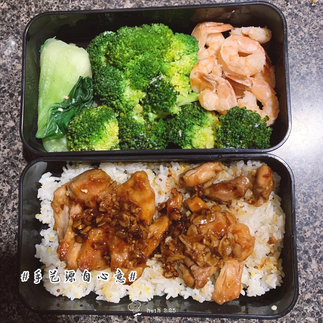 照烧鸡腿饭
