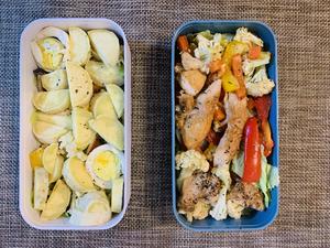 沙拉午餐减脂便当一个月不重样 上班族 快手午餐 健康减肥的做法 步骤1