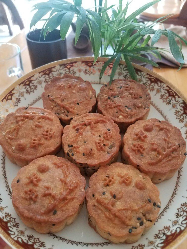 五仁月饼～不用转化糖浆的版本