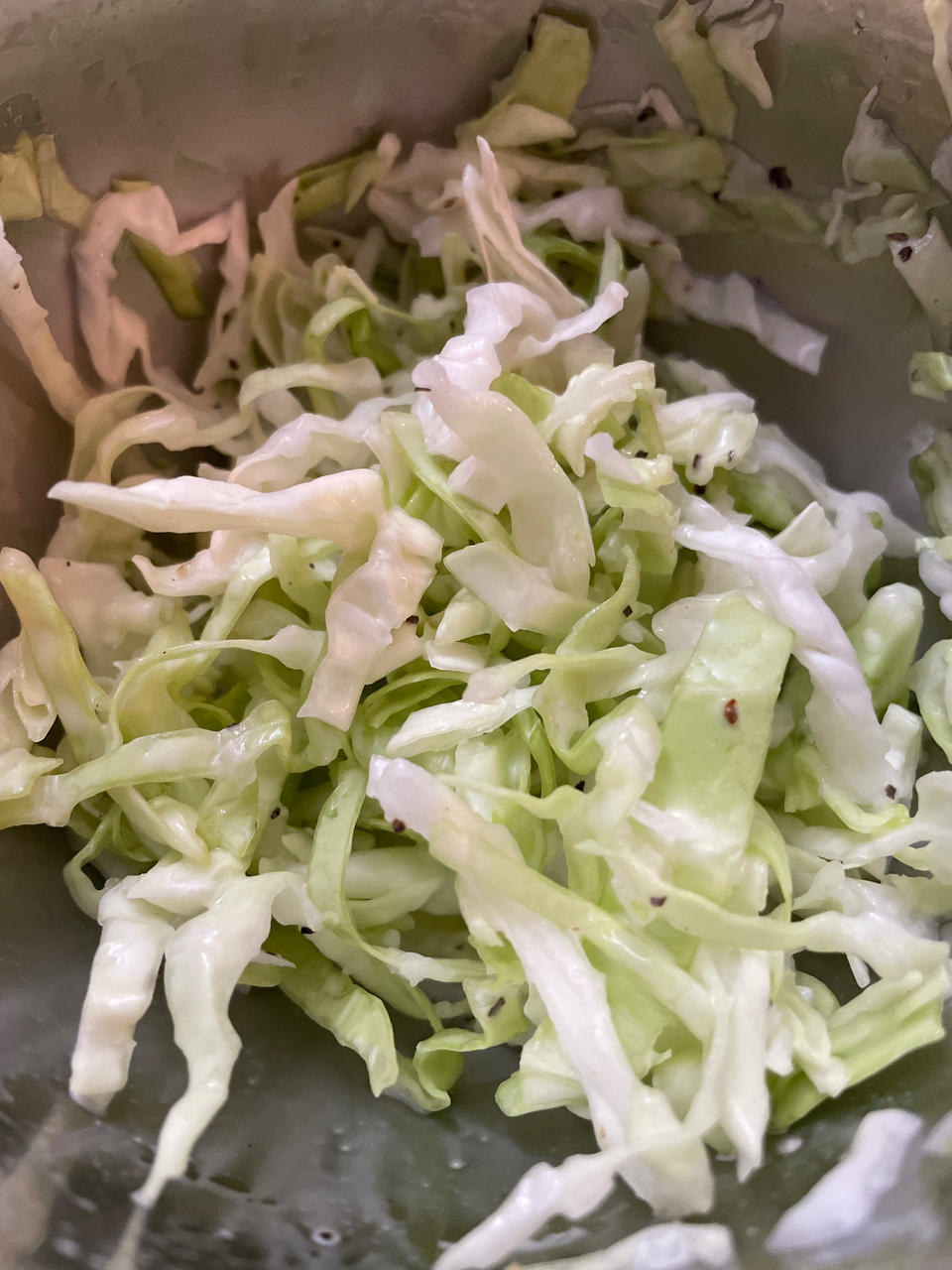 昨日的美食——卷心菜沙拉