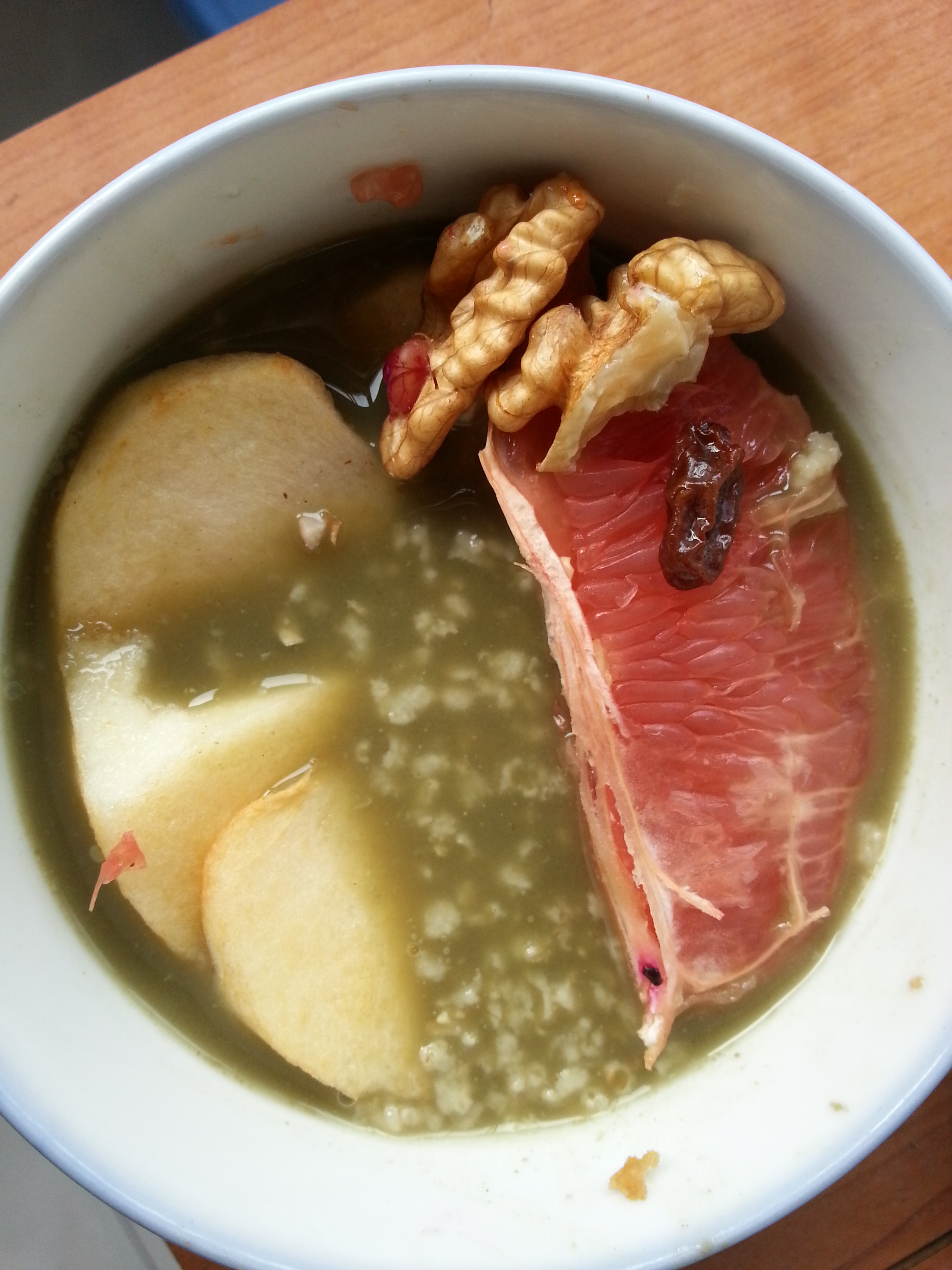 和式晨食——抹茶燕麦粥