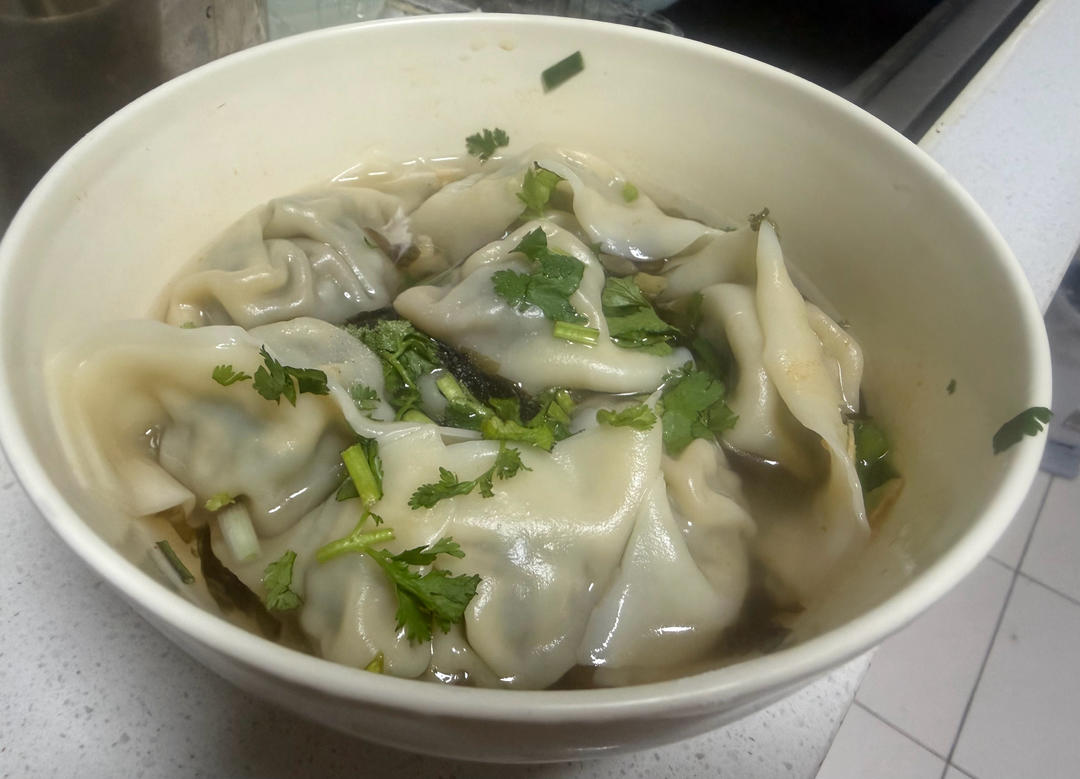 荠菜鲜肉大馄饨