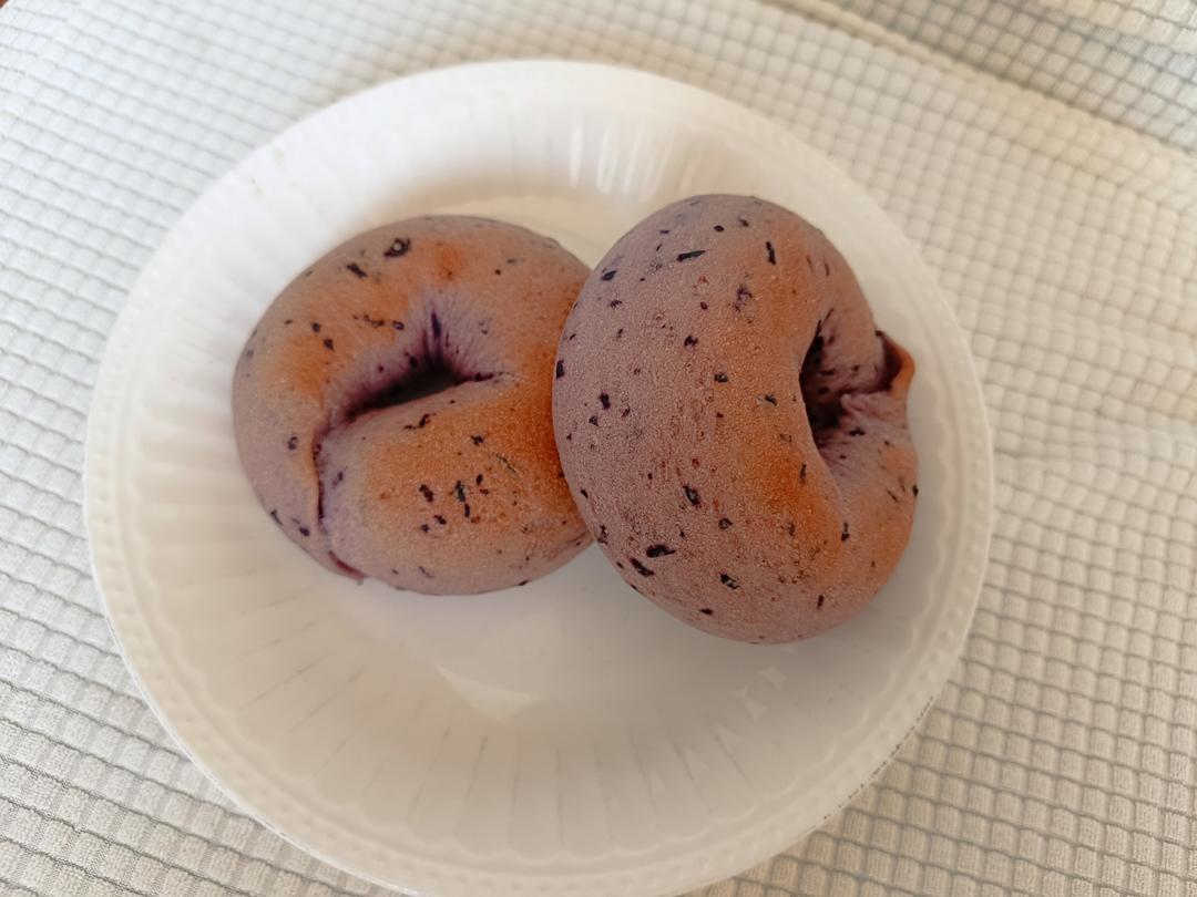 蓝莓🫐乳酪贝果🥯/步骤详细/简单好做