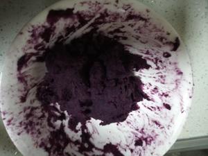 家常紫薯饼的做法 步骤3