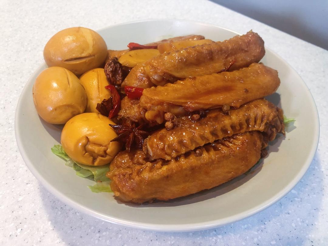 卤味鸭翅蛋