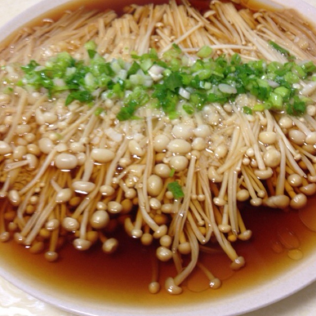 蒜蓉蒸金针菇