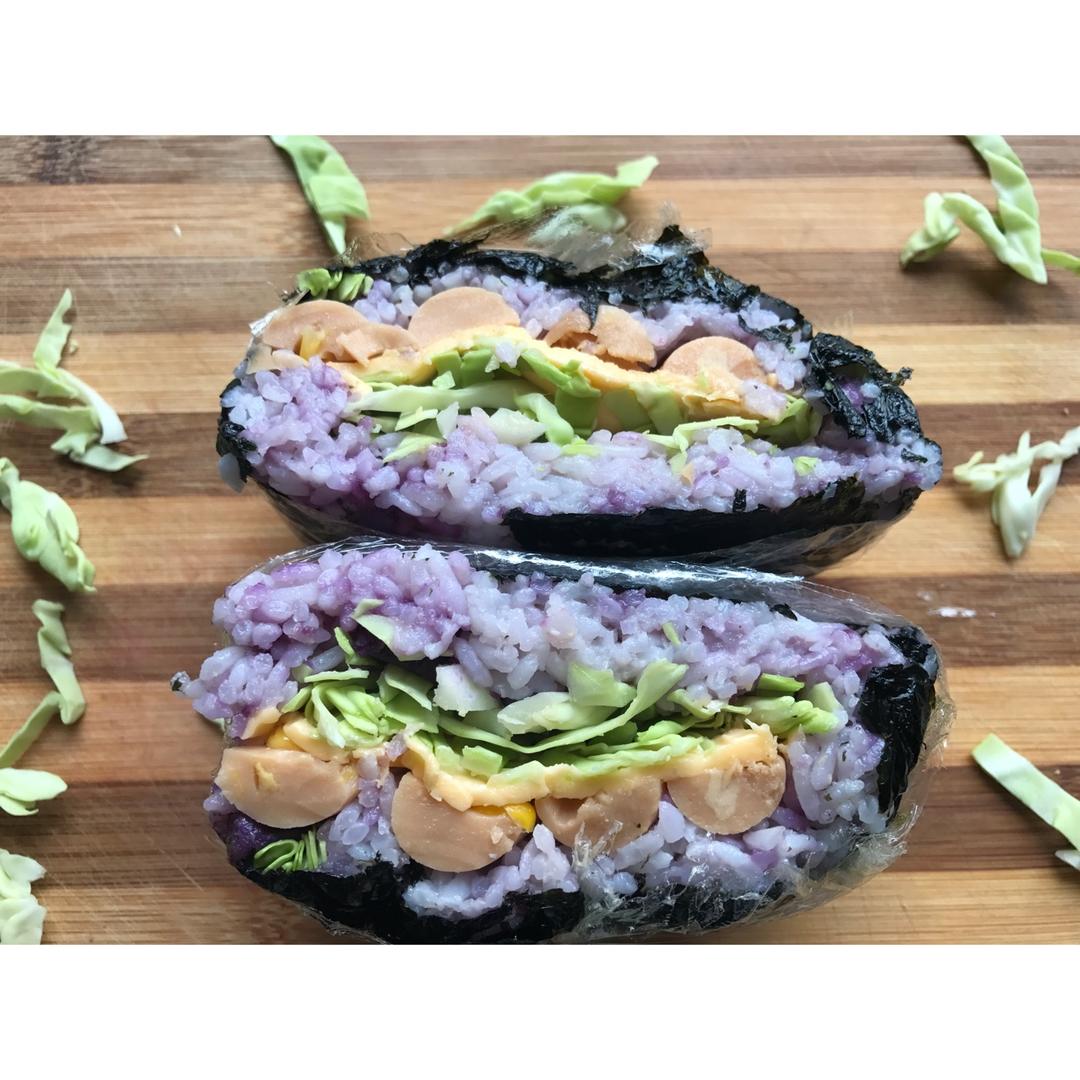 不用捏的饭团(おにぎらず)