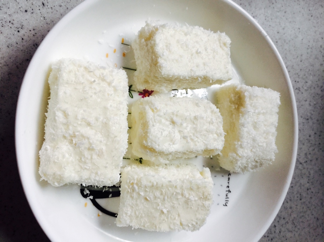 椰蓉牛奶小方