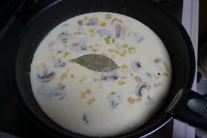 法式豆浆蘑菇浓汤的做法 步骤10