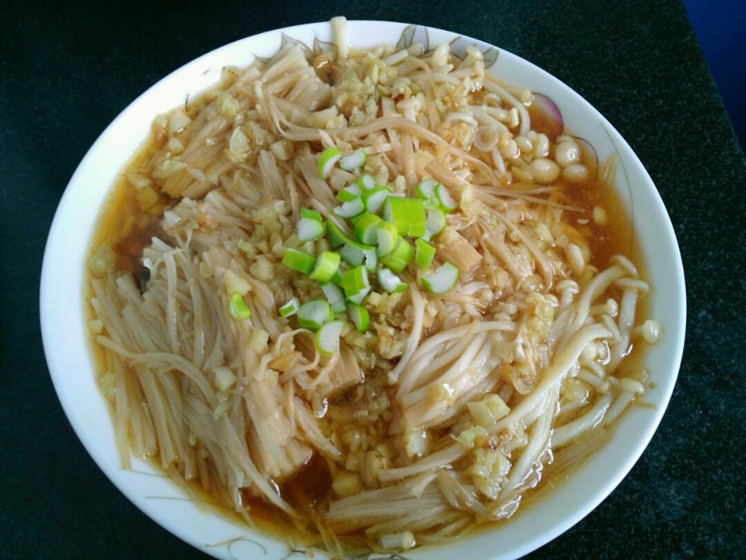 蒜蓉蒸金针菇