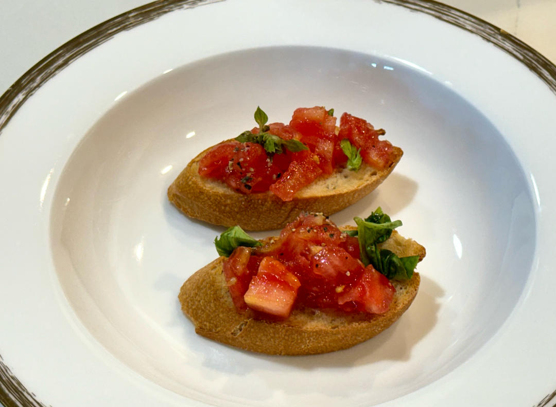 🇮🇹Bruschetta 超简单的正宗意大利前菜🍅烤面包片（普切塔）