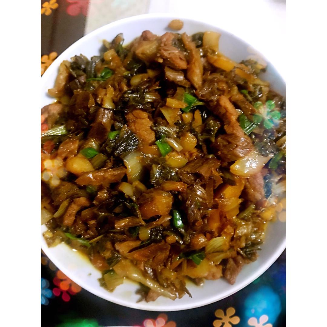 咸菜炒肉