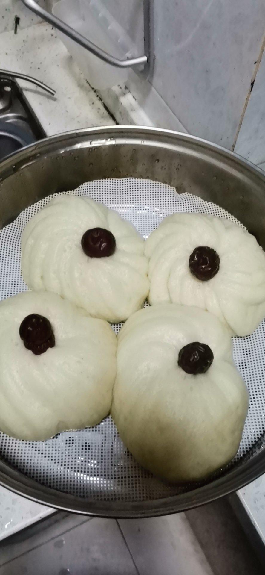 枣花馒头 造型馒头 好看又好吃 附细节视频详解