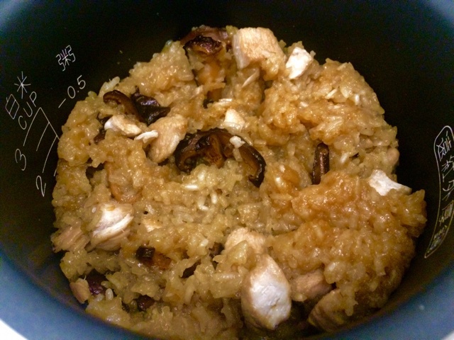 麻油鸡糯米饭