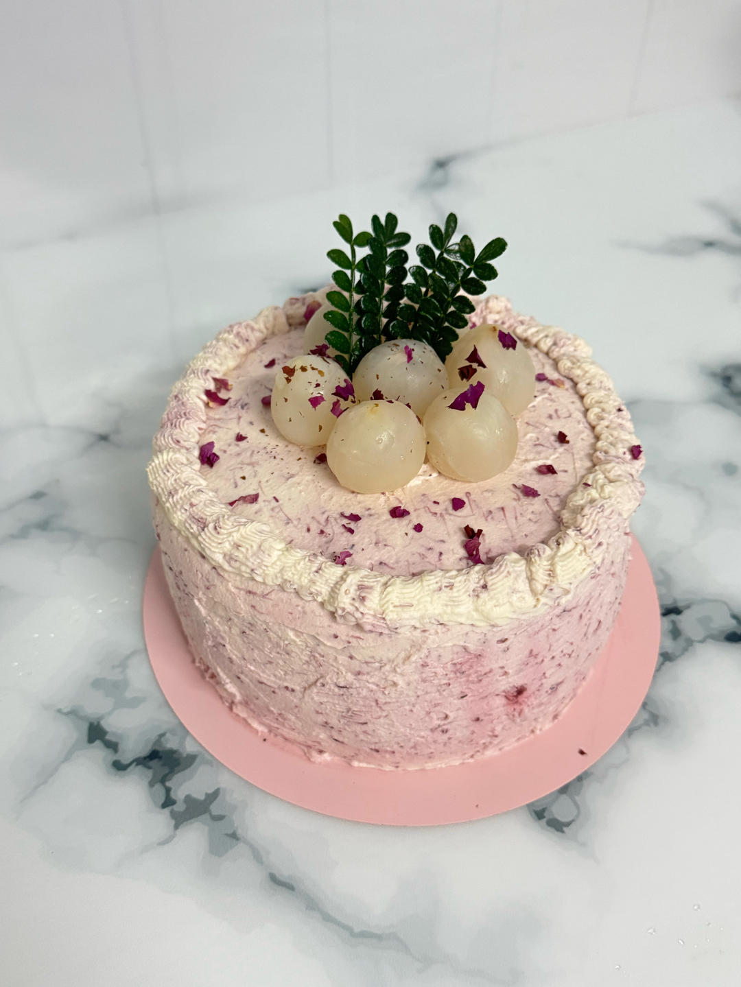 杨梅奶油蛋糕🎂