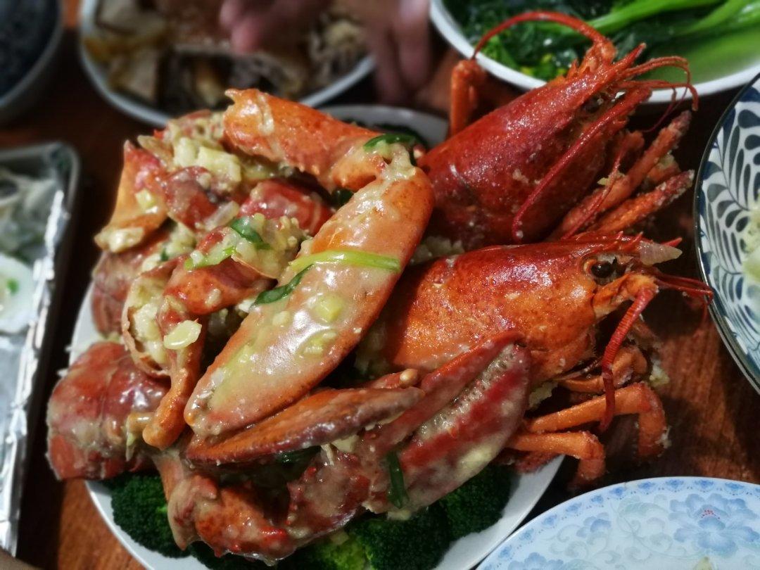 老广东酒楼的龙虾伊面