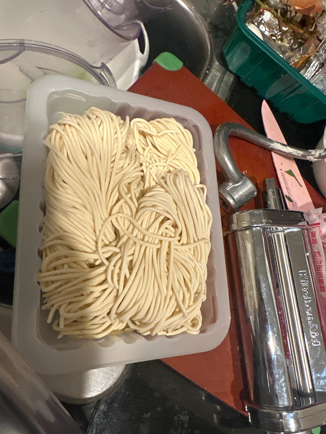 压面机自制挂面