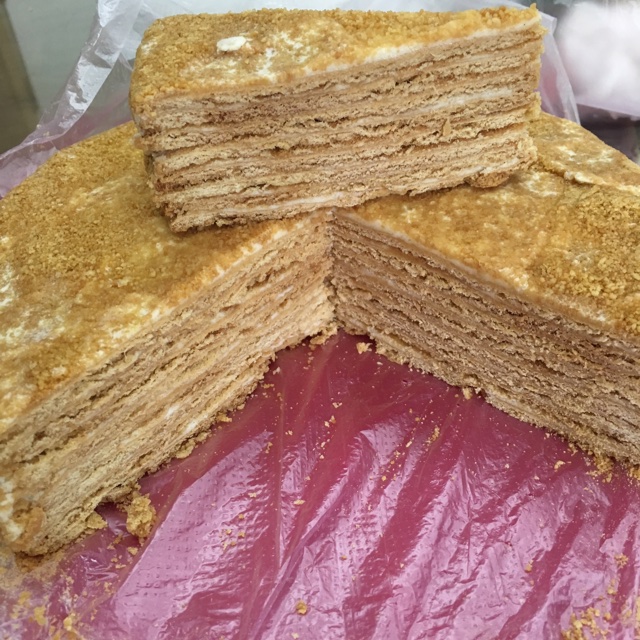 俄罗斯蜂蜜蛋糕   千层蛋糕【又名提拉米苏】