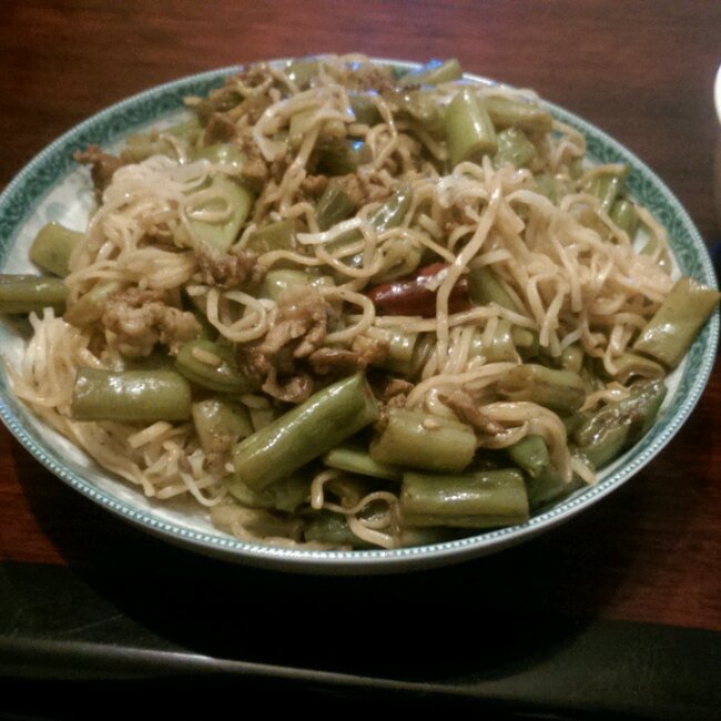 豆角焖面