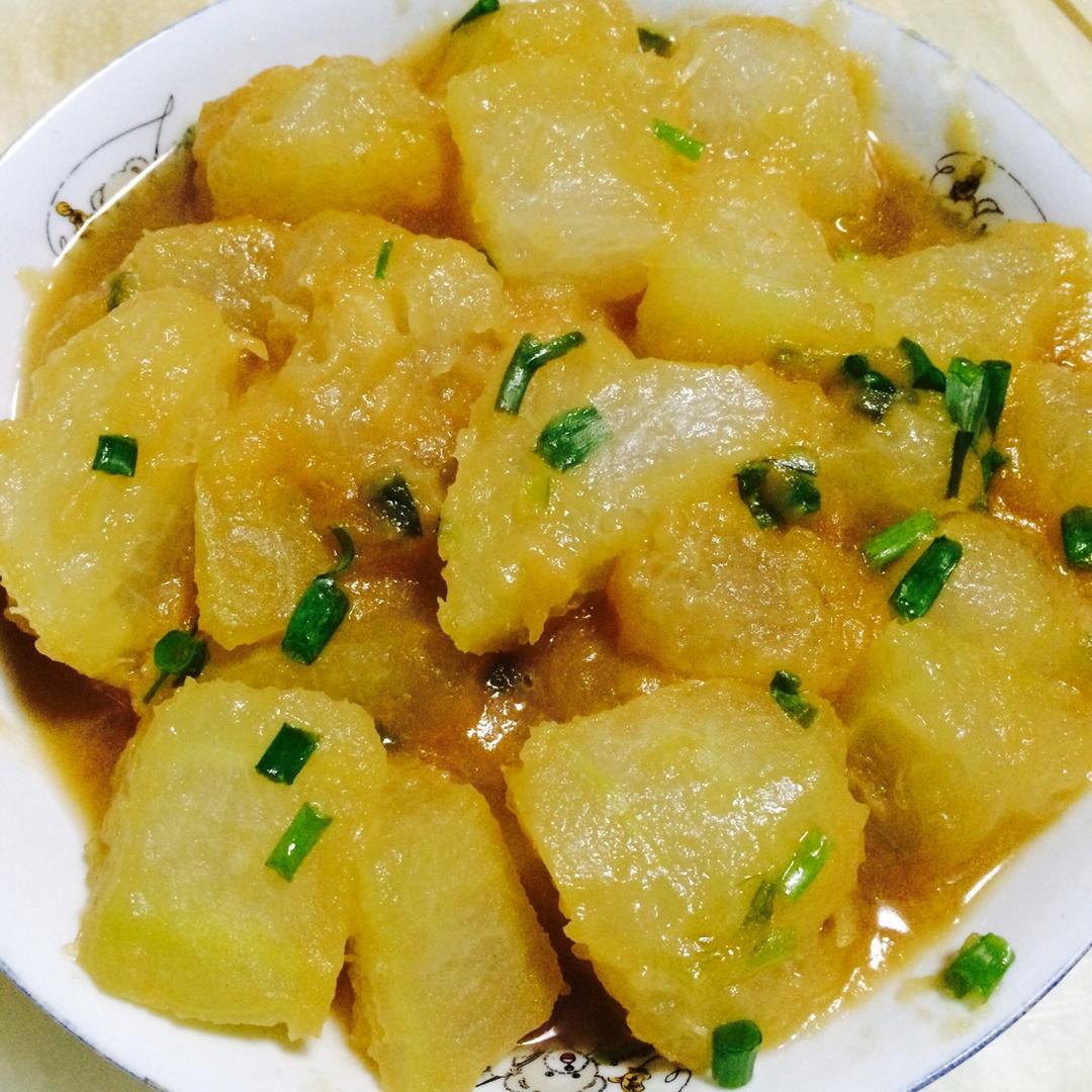 旅途柚子做的红烧冬瓜