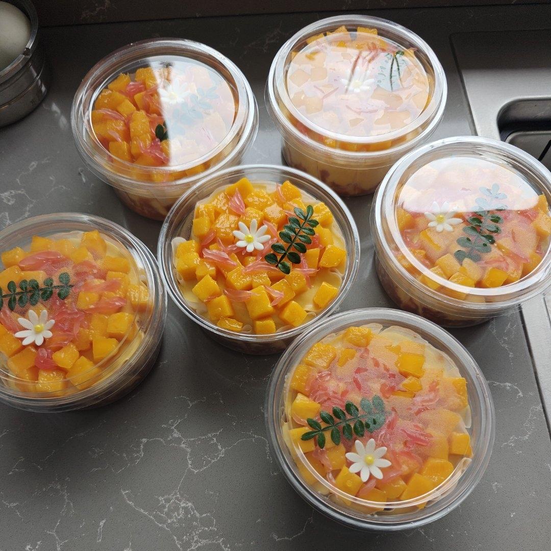 杨枝甘露巴斯克🥭浓郁丝滑一口爱上❤️～