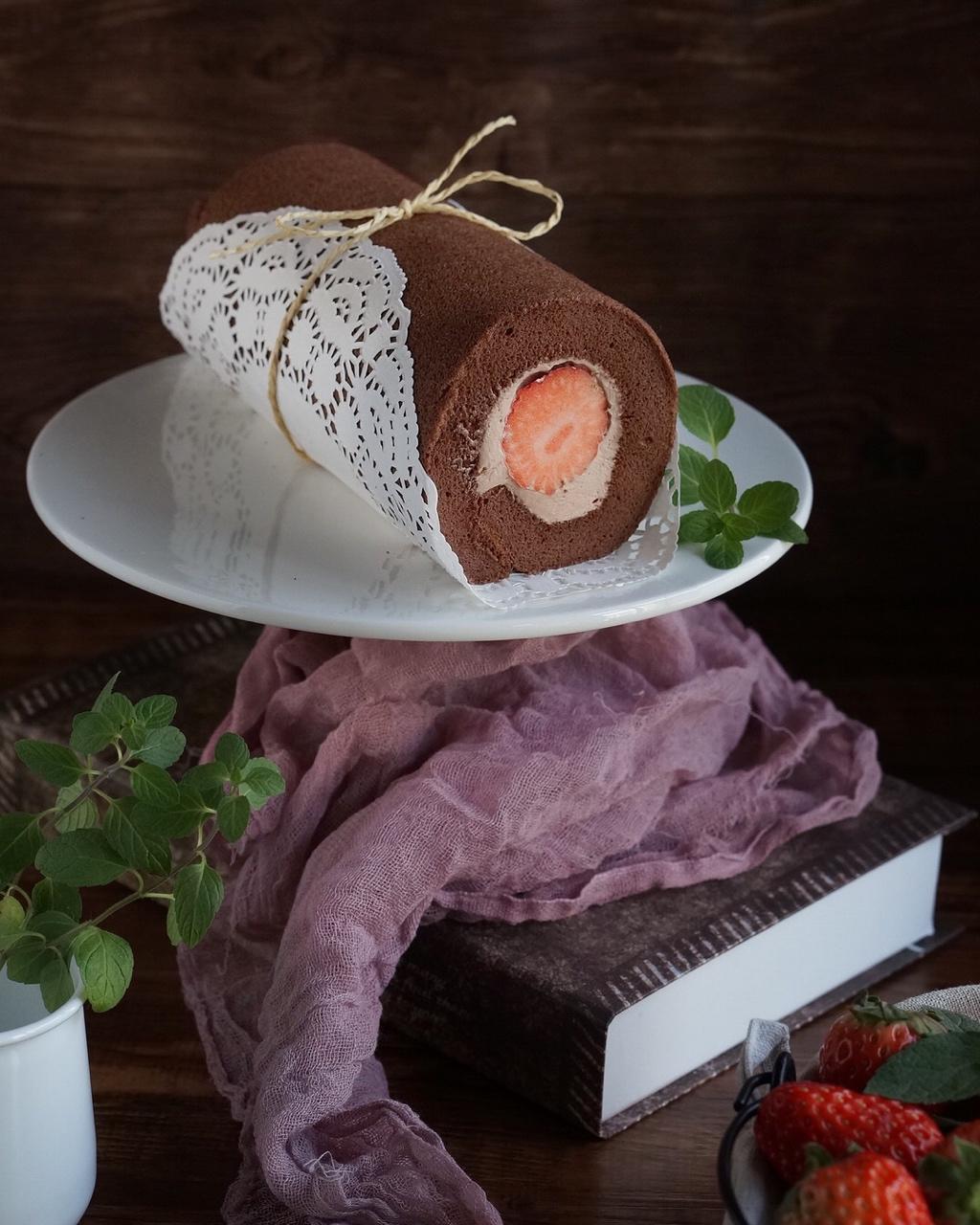 卷不裂的冰淇淋馅蛋糕卷（厨studio视频直播课作业帖）